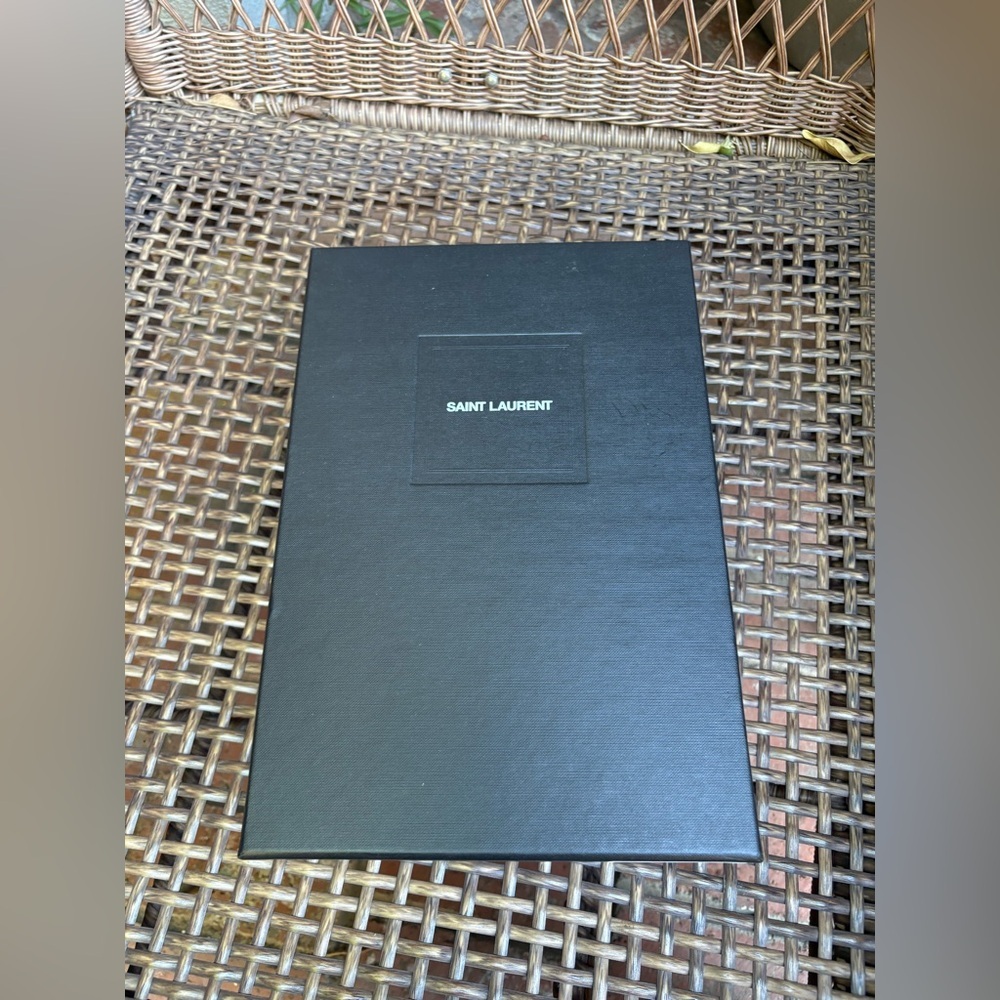 SAINT LAURENT Chacha Pump in Nero & Crystal Velvet New in Box! - Picture 16 of 16